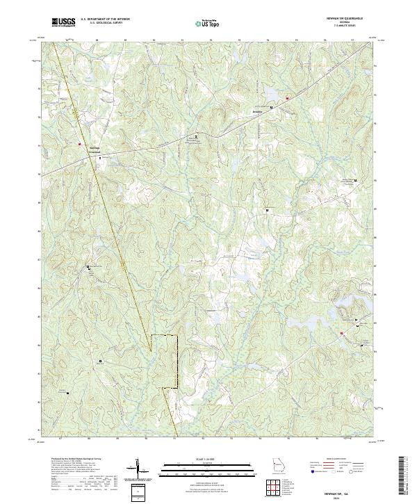 Newnan SW, GA — USGS 7.5-minute topo (2024)