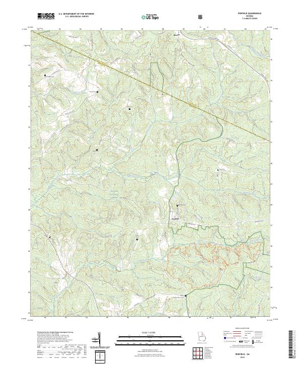 Penfield, GA — USGS 7.5-minute topo (2024)