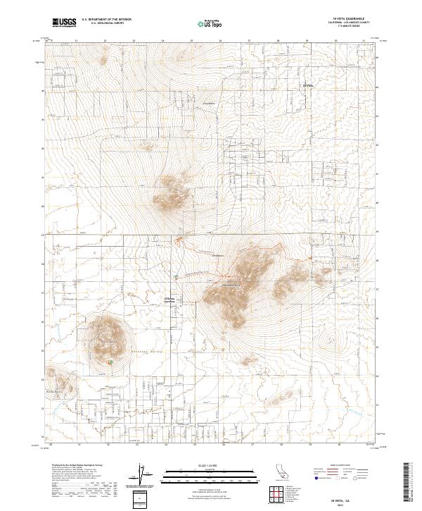 Hi Vista, CA — USGS 7.5-minute topo (2021)