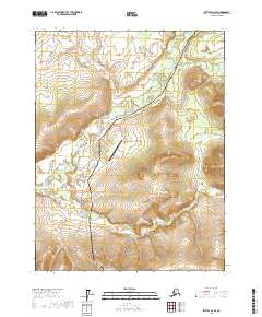 Bettles D-2 SE, AK — USGS 7.5-minute topo (2017)