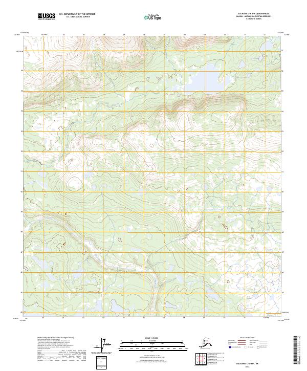 Gulkana C-6 NW, AK — USGS 7.5-minute topo (2023)