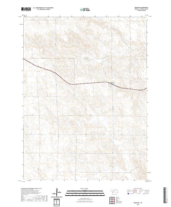 Grainton, NE — USGS 7.5-minute topo (2021)