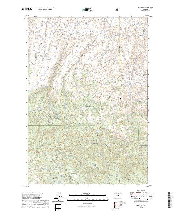 Day Basin, OR — USGS 7.5-minute topo (2024)