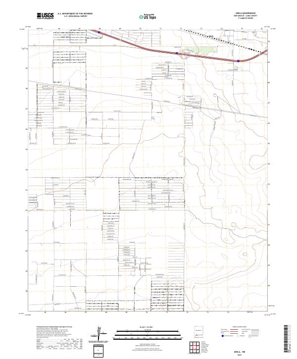 Akela, NM — USGS 7.5-minute topo (2023)