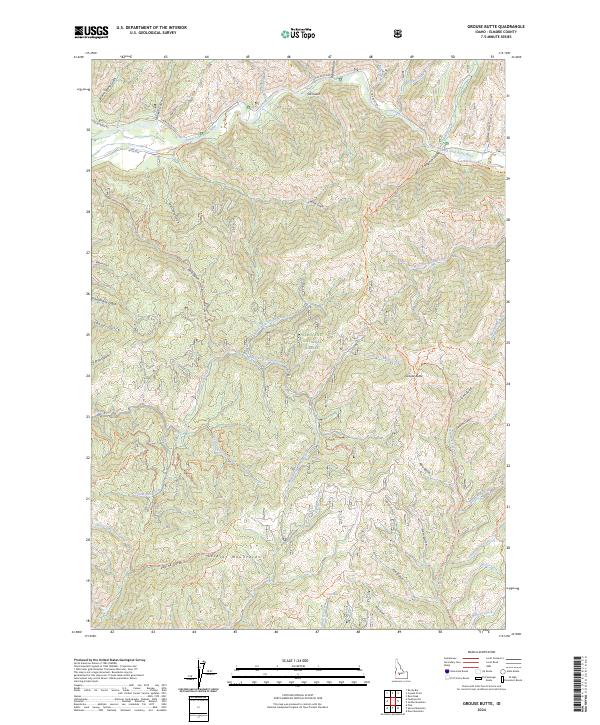 Grouse Butte, ID — USGS 7.5-minute topo (2024)
