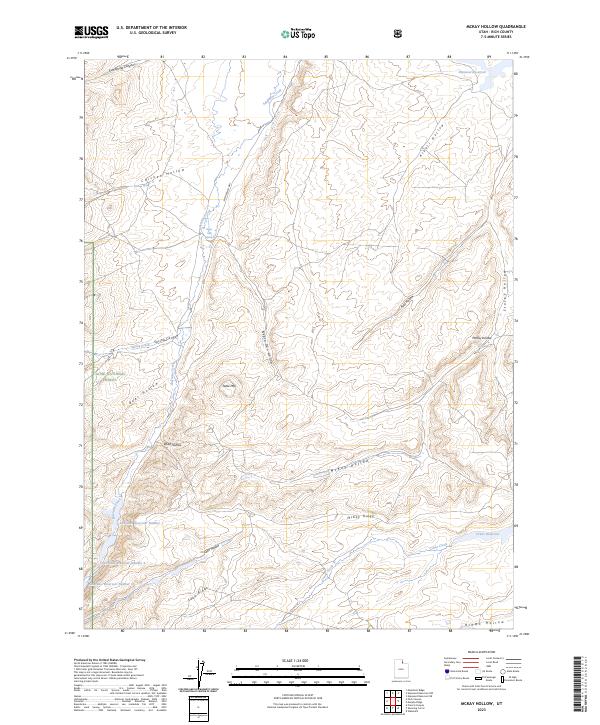 McKay Hollow, UT — USGS 7.5-minute topo (2023)