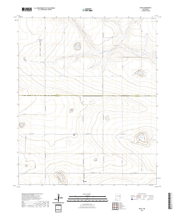 Field, NM — USGS 7.5-minute topo (2023)