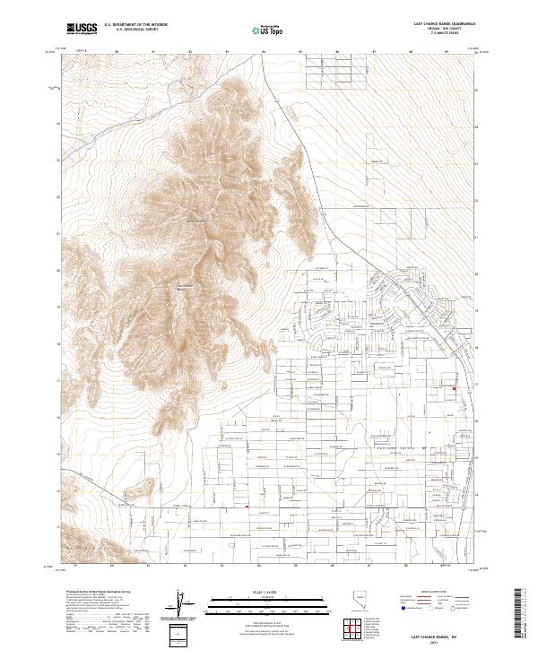 Last Chance Range, NV — USGS 7.5-minute topo (2021)