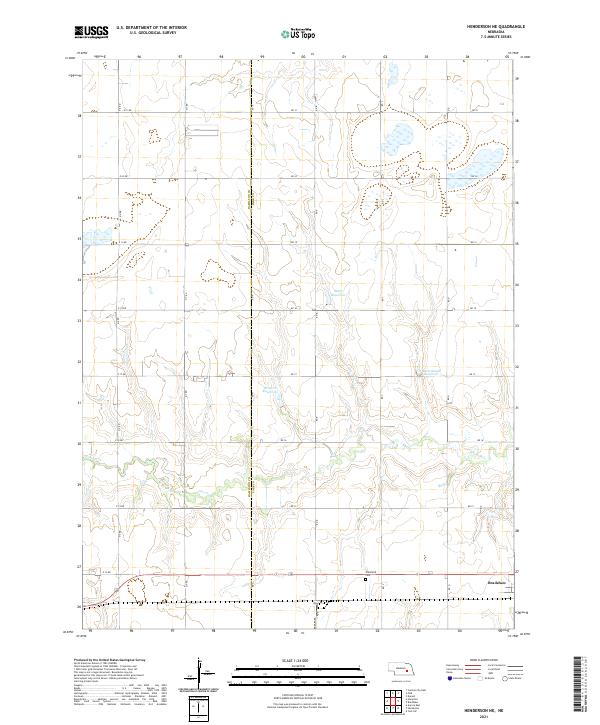 Henderson NE, NE — USGS 7.5-minute topo (2021)