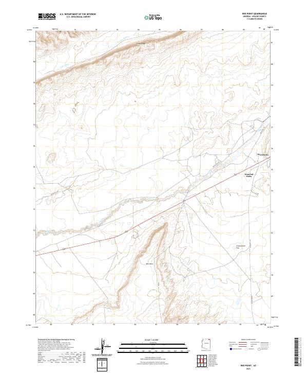 Red Point, AZ — USGS 7.5-minute topo (2021)