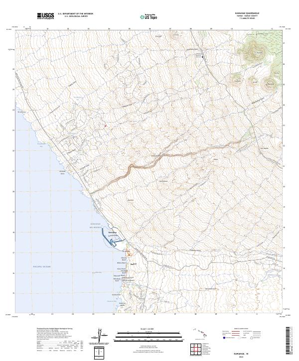Kawaihae, HI — USGS 7.5-minute topo (2024)