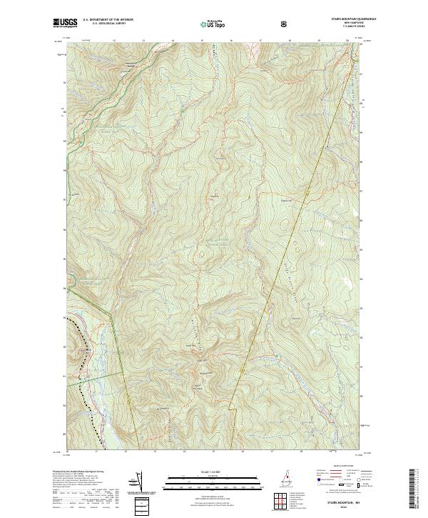 Stairs Mountain, NH — USGS 7.5-minute topo (2024)