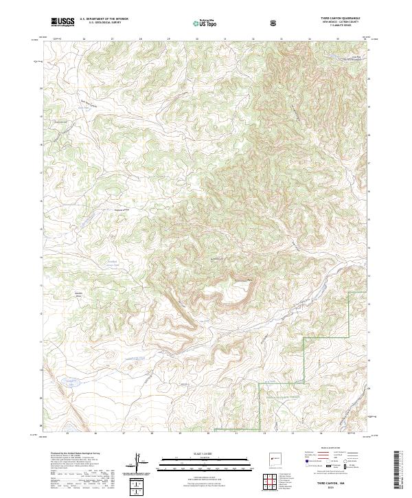 Third Canyon, NM — USGS 7.5-minute topo (2023)