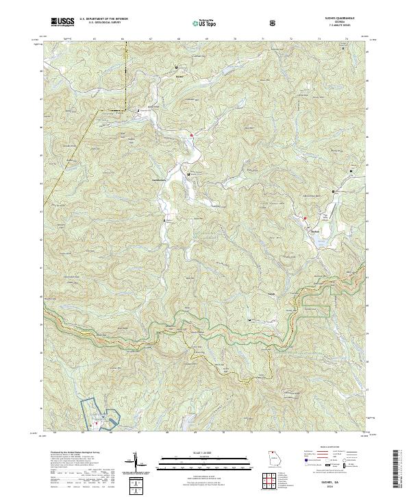 Suches, GA — USGS 7.5-minute topo (2024)