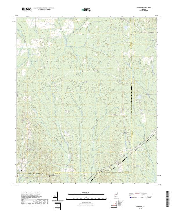 Flatwood, AL — USGS 7.5-minute topo (2024)