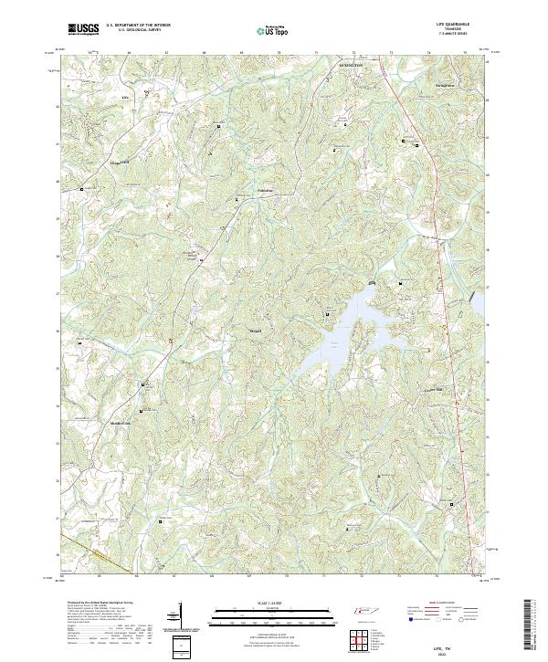 Life, TN — USGS 7.5-minute topo (2022)