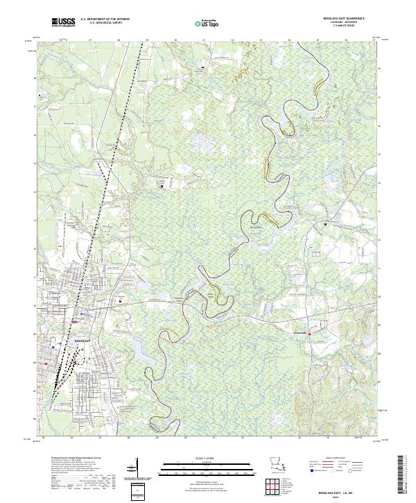 Bogalusa East, LA-MS — USGS 7.5-minute topo (2024)