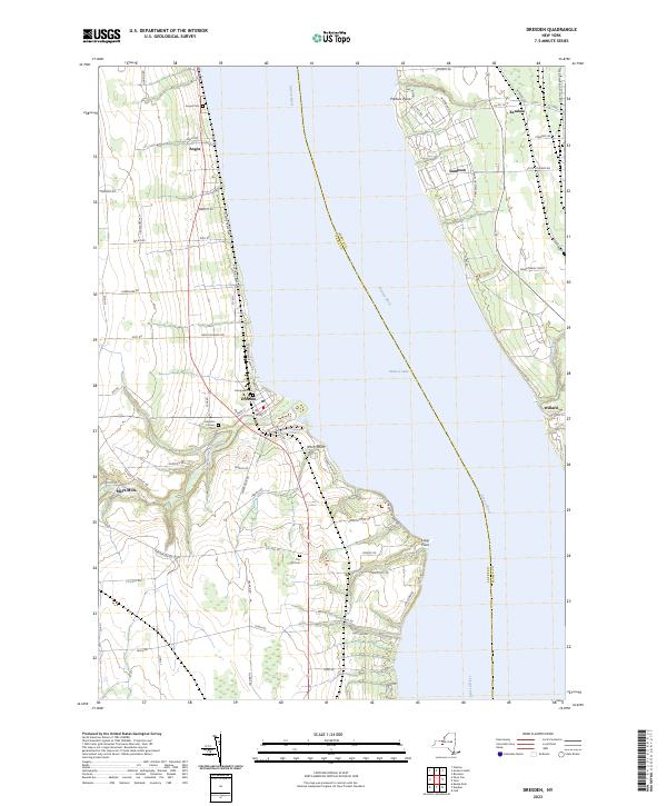 Dresden, NY — USGS 7.5-minute topo (2023)