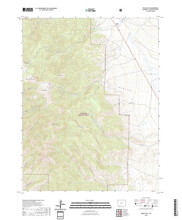 Whale Hill, CO — USGS 7.5-minute topo (2022)
