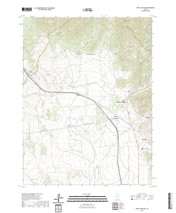 Tintic Junction, UT — USGS 7.5-minute topo (2023)