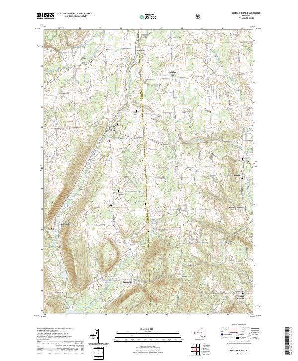 Mecklenburg, NY — USGS 7.5-minute topo (2023)