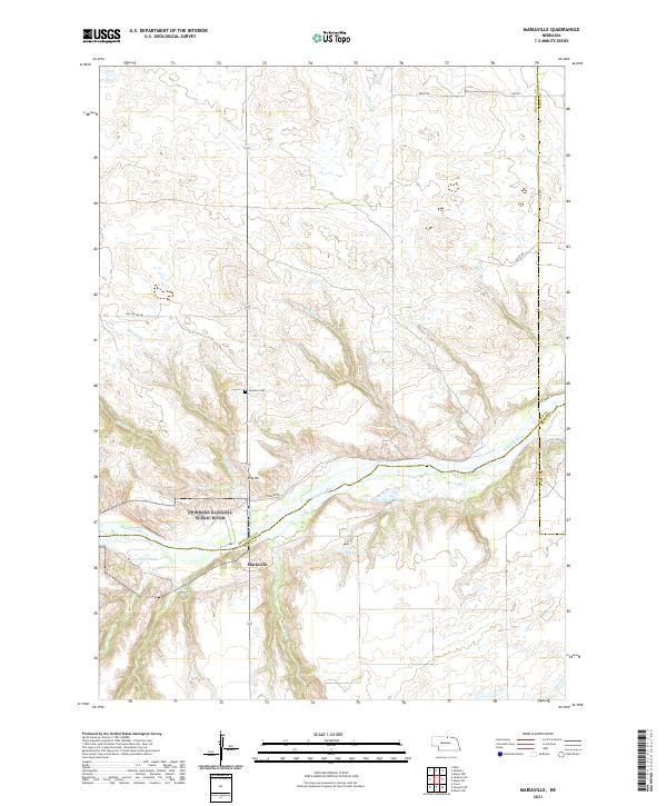 Mariaville, NE — USGS 7.5-minute topo (2021)