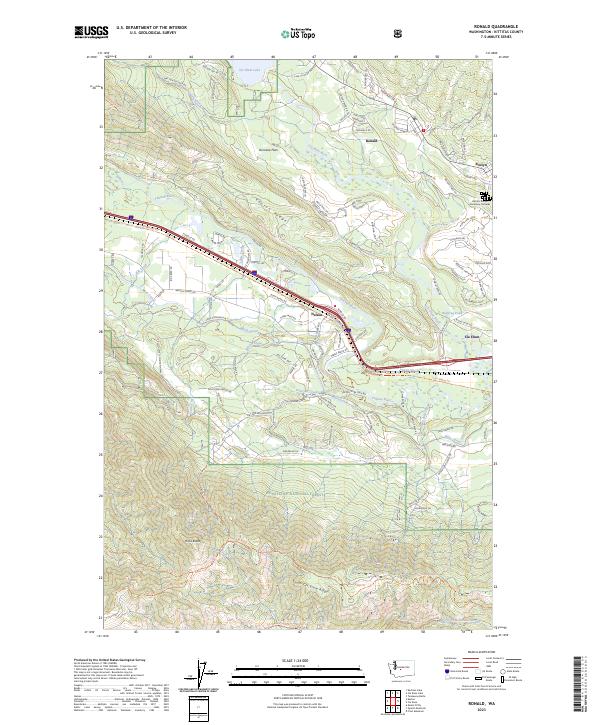 Ronald, WA — USGS 7.5-minute topo (2023)
