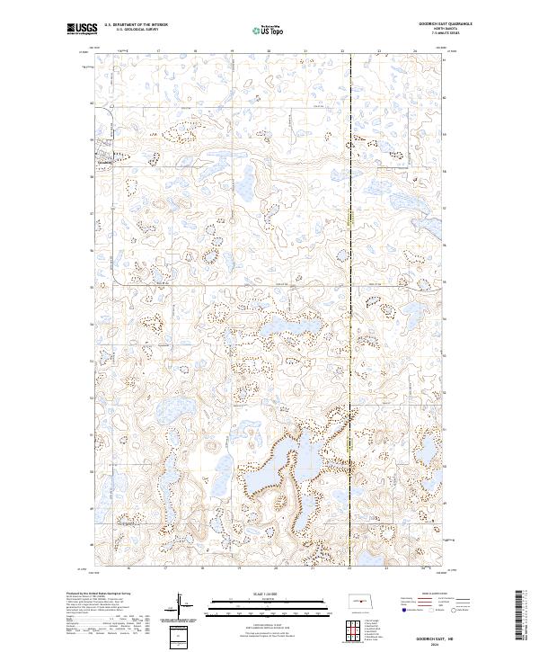 Goodrich East, ND — USGS 7.5-minute topo (2024)