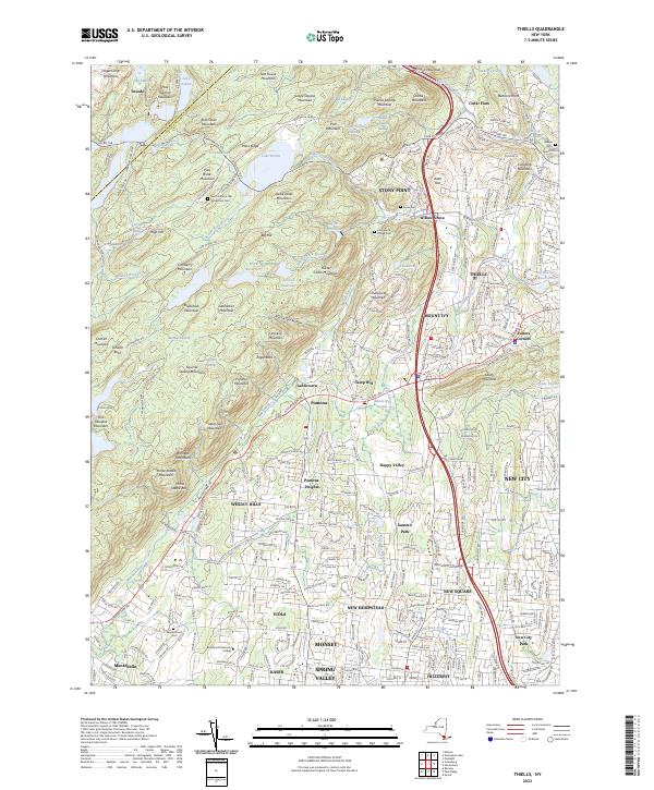 Thiells, NY — USGS 7.5-minute topo (2023)