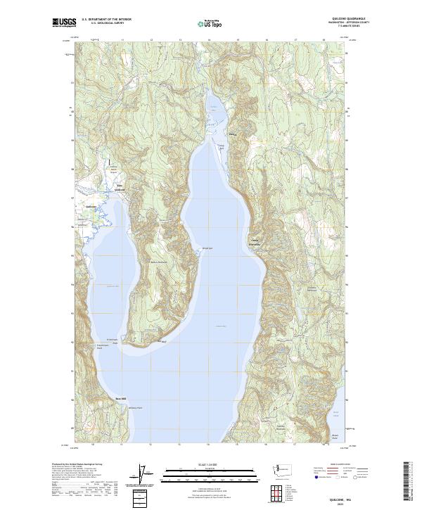 Quilcene, WA — USGS 7.5-minute topo (2023)