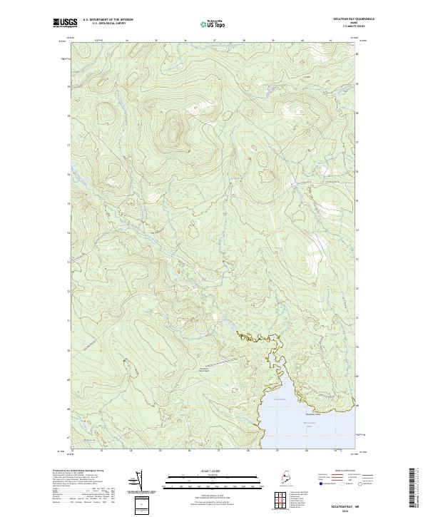 Socatean Bay, ME — USGS 7.5-minute topo (2024)