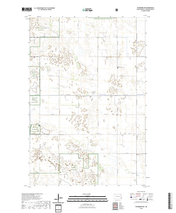 Wyndmere NW, ND — USGS 7.5-minute topo (2024)