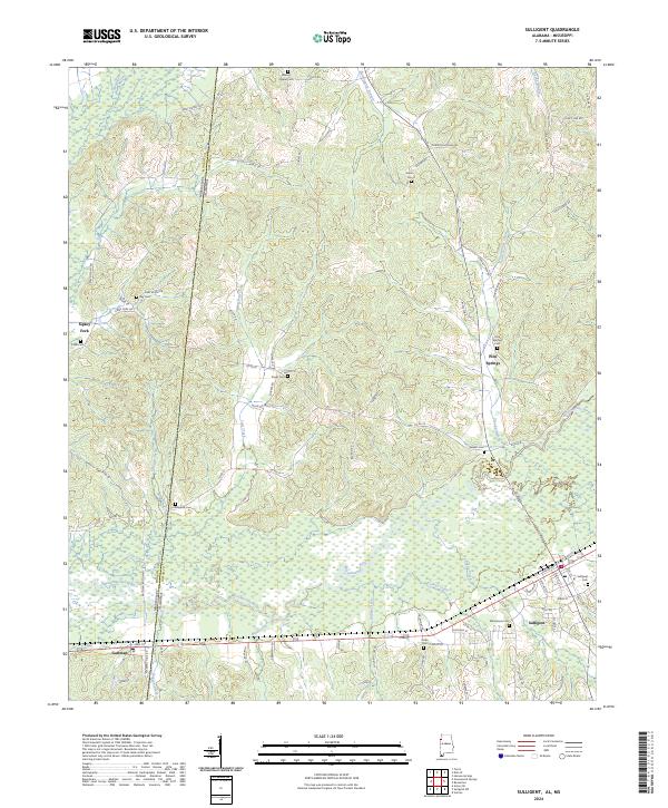 Sulligent, AL-MS — USGS 7.5-minute topo (2024)