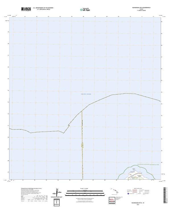 Kaunakakai OE N, HI — USGS 7.5-minute topo (2024)