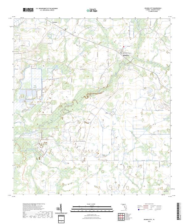 Myakka City, FL — USGS 7.5-minute topo (2024)