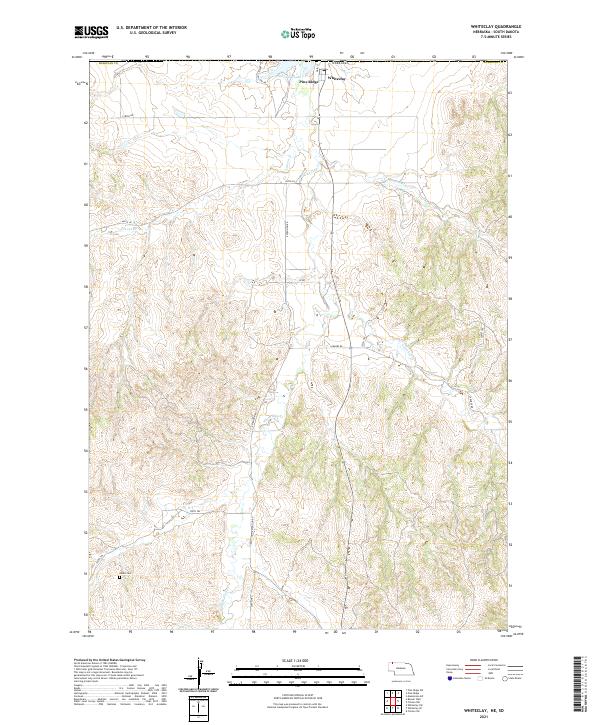 Whiteclay, NE-SD — USGS 7.5-minute topo (2021)