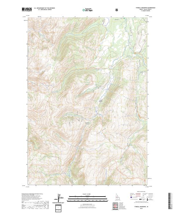 Tyndall Meadows, ID — USGS 7.5-minute topo (2024)
