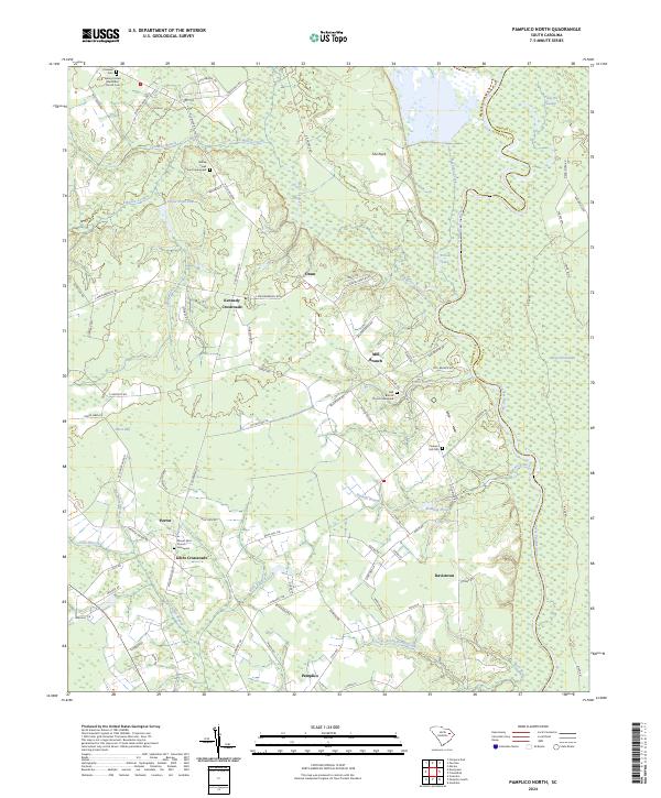 Pamplico North, SC — USGS 7.5-minute topo (2024)