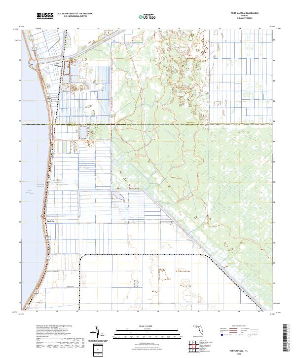 Port Mayaca, FL — USGS 7.5-minute topo (2024)