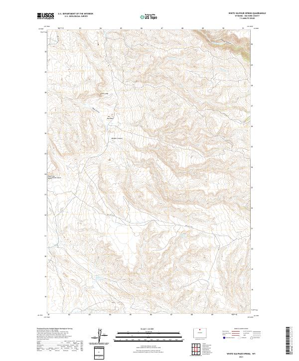 White Sulphur Spring, WY — USGS 7.5-minute topo (2021)