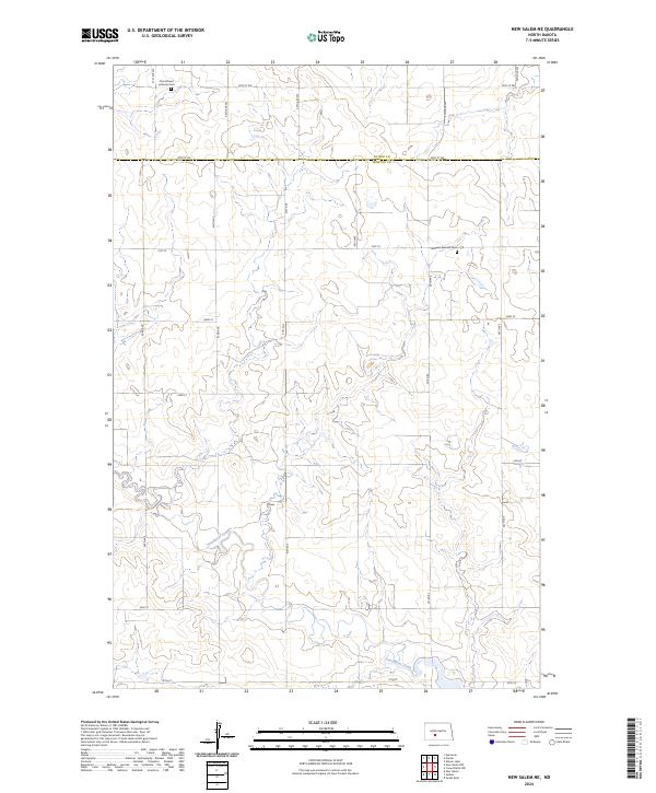 New Salem NE, ND — USGS 7.5-minute topo (2024)