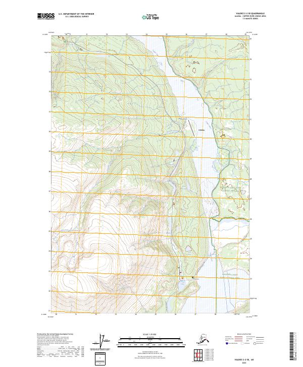 Valdez C-2 SE, AK — USGS 7.5-minute topo (2023)