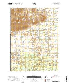 Taylor Mountains A-5 SW, AK — USGS 7.5-minute topo (2019)