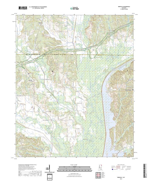 Kirkville, MS — USGS 7.5-minute topo (2024)