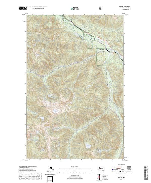 Grotto, WA — USGS 7.5-minute topo (2023)