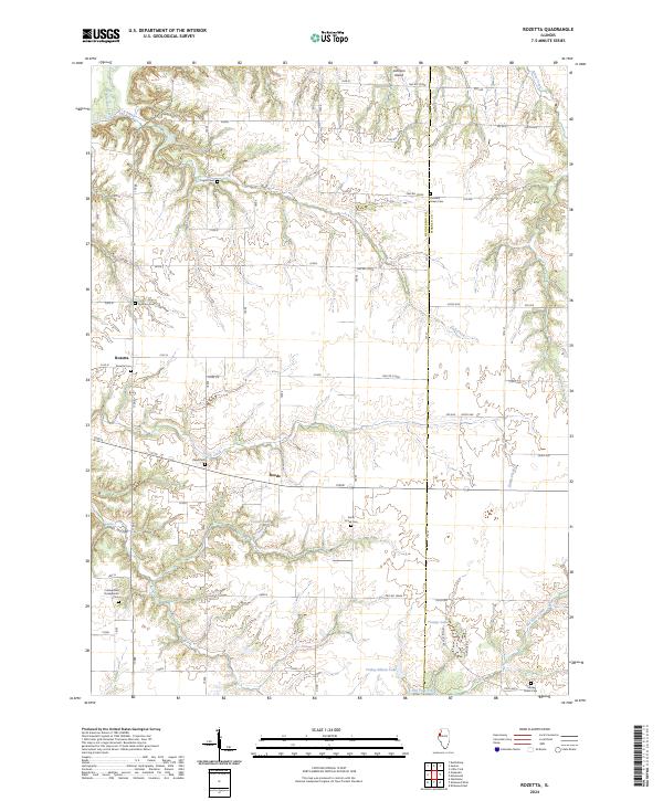 Rozetta, IL — USGS 7.5-minute topo (2024)