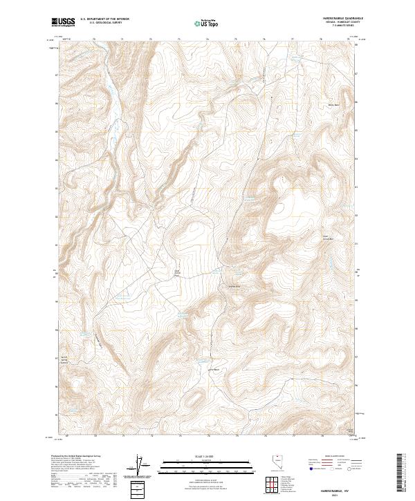 Hardscrabble, NV — USGS 7.5-minute topo (2021)