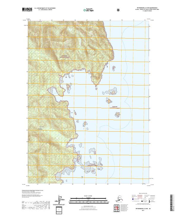 Petersburg A-6 NW, AK — USGS 7.5-minute topo (2021)