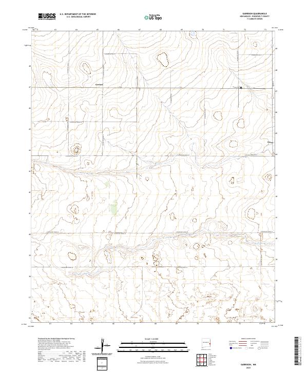 Garrison, NM — USGS 7.5-minute topo (2023)