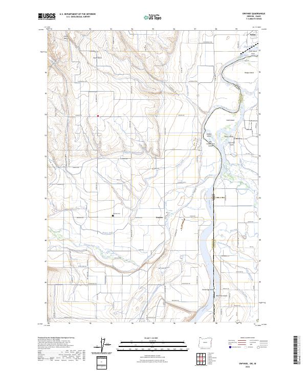 Owyhee, OR-ID — USGS 7.5-minute topo (2024)